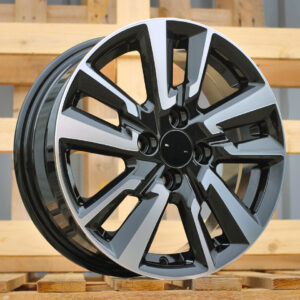 R15x6  4X100  ET  40  60.1  A5831  Black Polished (MB)  For NISS  (P)