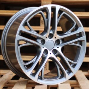 R20x8.5  5X120  ET  38  72.6  B1600  Grey Polished+Powder Coating (MGPC)  For BMW  (P)  (Rear+Front For BMW X3)