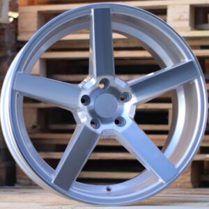 R19x8.5  5X112  ET  35  66.5  BY972  Machined Silver (MS)  For RACIN  (A)  (REAR+FRONT STYLE VOSSEN (AKC 100 Eur))