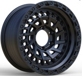 R17x9  5X127  ET  M6  78.1  FBX463  Black Half Matt (BLHM)  For 4X4