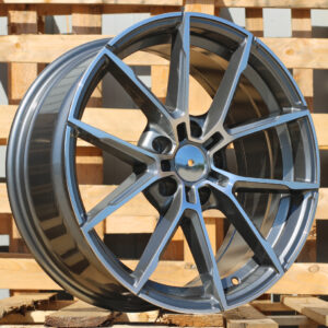 R17x7.5 5X112 ET 27 66.6 B5601 (D1740) Grey Polished (MG) For BMW (Z1) ()