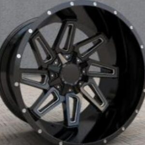 R20x10  10X139/150  ET  M12  110.3  L1760  Black (BL)  For 4X4  (K3)  (Milling)