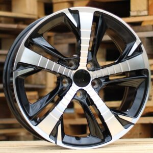 R17x7.5  5X108  ET  44  65.1  XE410  Black Polished (MB)  For PEUG  (R+P2)