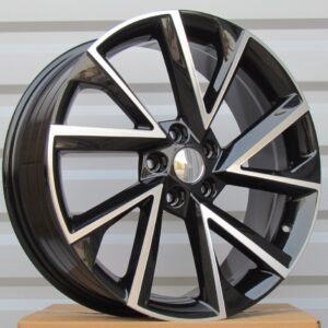R18x7  5X100  ET  39  57.1  FE181  Black Polished (MB)  For SKODA  (P)