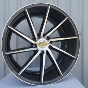 R19x9  5X120  ET  35  72.6  XF099  Grey Polished (MG)  For RACIN  (K3)  ((Right) Style Vossen (AKC 70 Eur))