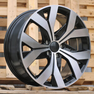 R18x8  5X112  ET  44  57.1  H617F  Black Polished (MB)  For VW  (Z6)  (HYBRID FORGED)