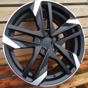 R16x7  5X108  ET  44  65.1  XE170  (BK5788)  Black Polished Half Matt (MBHM)  For PEUG  (K2)