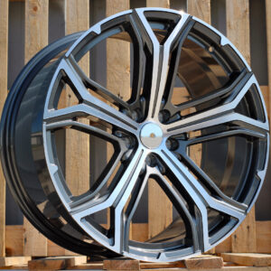 R21x10.5 5X114.3 ET 42 67.1 BFMS3 (FB0285) Grey Polished (MG) For MASER (K7) (FORGED Maserati (Rear+Front))