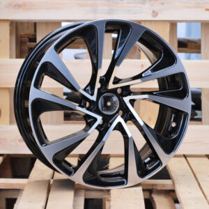 R17x7  5X108  ET  25  65.1  E1011  (FR387)  Black Polished (MB)  For CITRO  (D4+R)