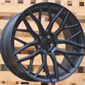 R21x10.5 5X112 ET 38 66.6 HX038 Black Half Matt (BLHM) For HAXER (P2) (Rear+Front)