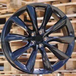 R22x10  5X120  ET  35  64.1  B1469  Black (BL)  For RACIN  (K3)  (Rear+Front TESLA)