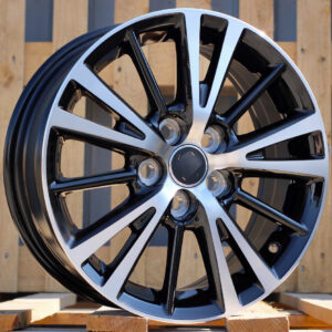 R15x6  5X100  ET  39  54.1  L1051  (IN0099)  Black Polished (MB)  For TOYOT  (Z6)