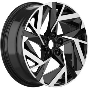R18x7  5X114.3  ET  45  66.1  Y1379  (IN3640F)  Black Polished (MB)  For RENAU