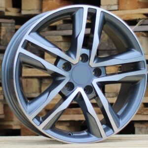 R17x7.5  5X114.3  ET  42  66.1  BK424  Grey Polished (MG)  For RACIN  (P)  (4x4 (max 1250kg))
