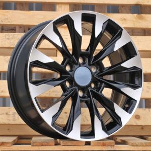 R20x8.5  5X150  ET  58  110.1  Y0185  (H880FA)  Black Polished (MB)  For TOYOT  (K7)  (HYBRID FORGED)