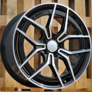 R18x7.5 5X112 ET 44 66.6 3S1034 Black Polished (MB) For MER (K2) (HYBRID FORGED)