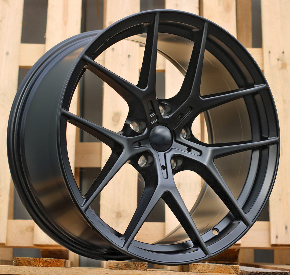 R19x9.5 5X120 ET 38 72.6 I5484 Black Half Matt (BLHM) For BMW (K7) (Rear+Front)