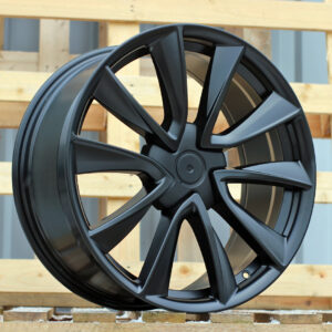 R19x8.5  5X114.3  ET  40  64.1  B2046  (H3154F)  Black Half Matt (BLHM)  For TESLA  (K8+M)  (HYBRID FORGED (Model 3))