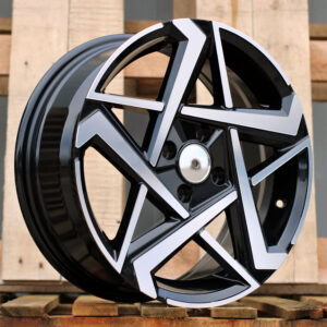 R16x6.5 4X100 ET 45 54.1 Y1237 Black Polished (MB) For HYUND (K4)