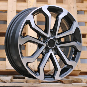 R17x6.5 5X114.3 ET 35 60.1 H3349F Black Polished (MB) For TOYOT (Z3) (HYBRID FORGED Corolla Cross)
