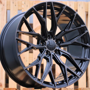 R20x10  5X112  ET  40  66.6  HX05F  Black+Tinted Face (BLTF)  For HAXER  (K2)  (HYBRID FORGED (Max Load 815kg.) Front+Rear)
