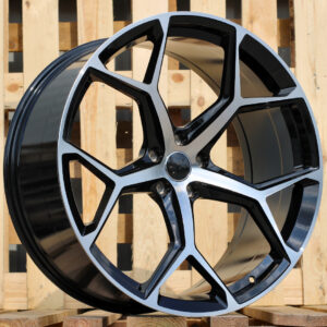R18x8  5X100  ET  40  57.1  I5598  Black Polished (MB)  For RACIN