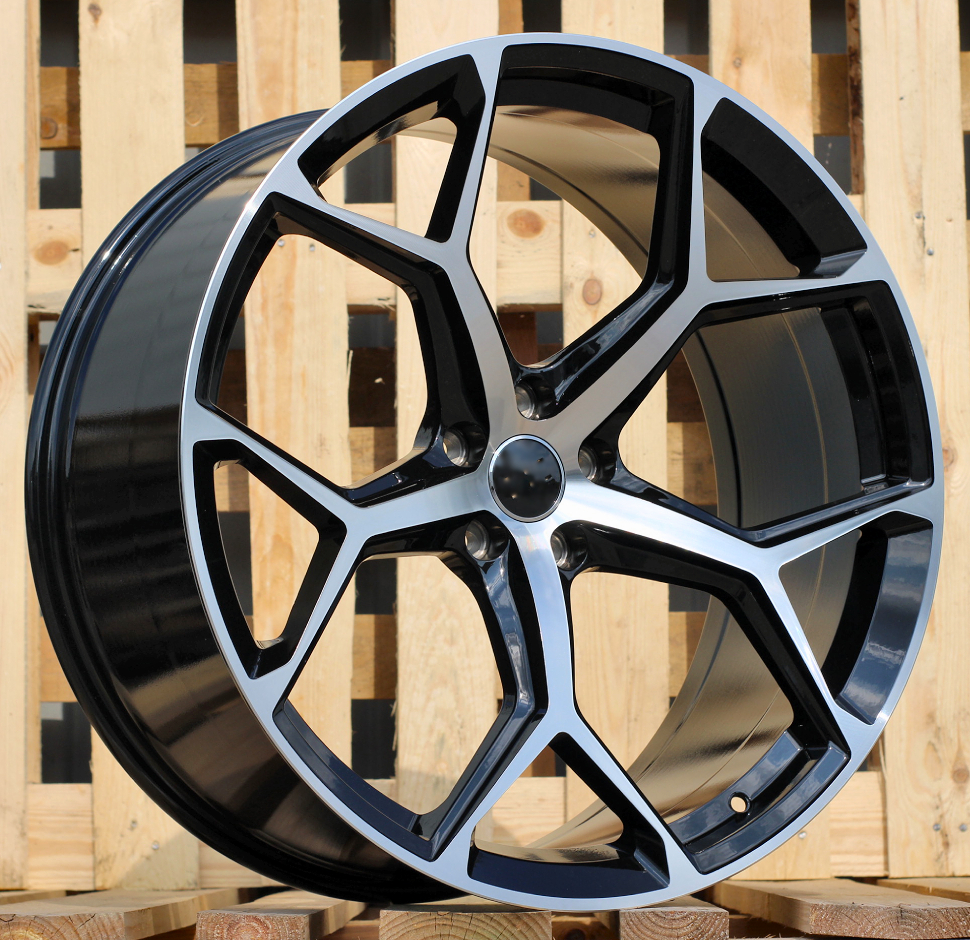 R18x8 5X100 ET 40 57.1 I5598 Black Polished (MB) For RACIN