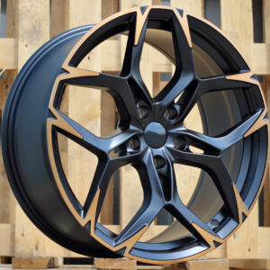 R18x8  5X112  ET  40  57.1  I5572  (FBX220)  Black Polished Half Matt Cooper (MBHMC)  For CUPRA  (Z7+M)  (HYBRID FORGED)