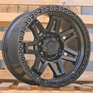 R17x9 6X139.7 ET 0 110.1 FBX053 Black Half Matt (BLHM) For 4X4 (Z6) (HYBRID FORGED)