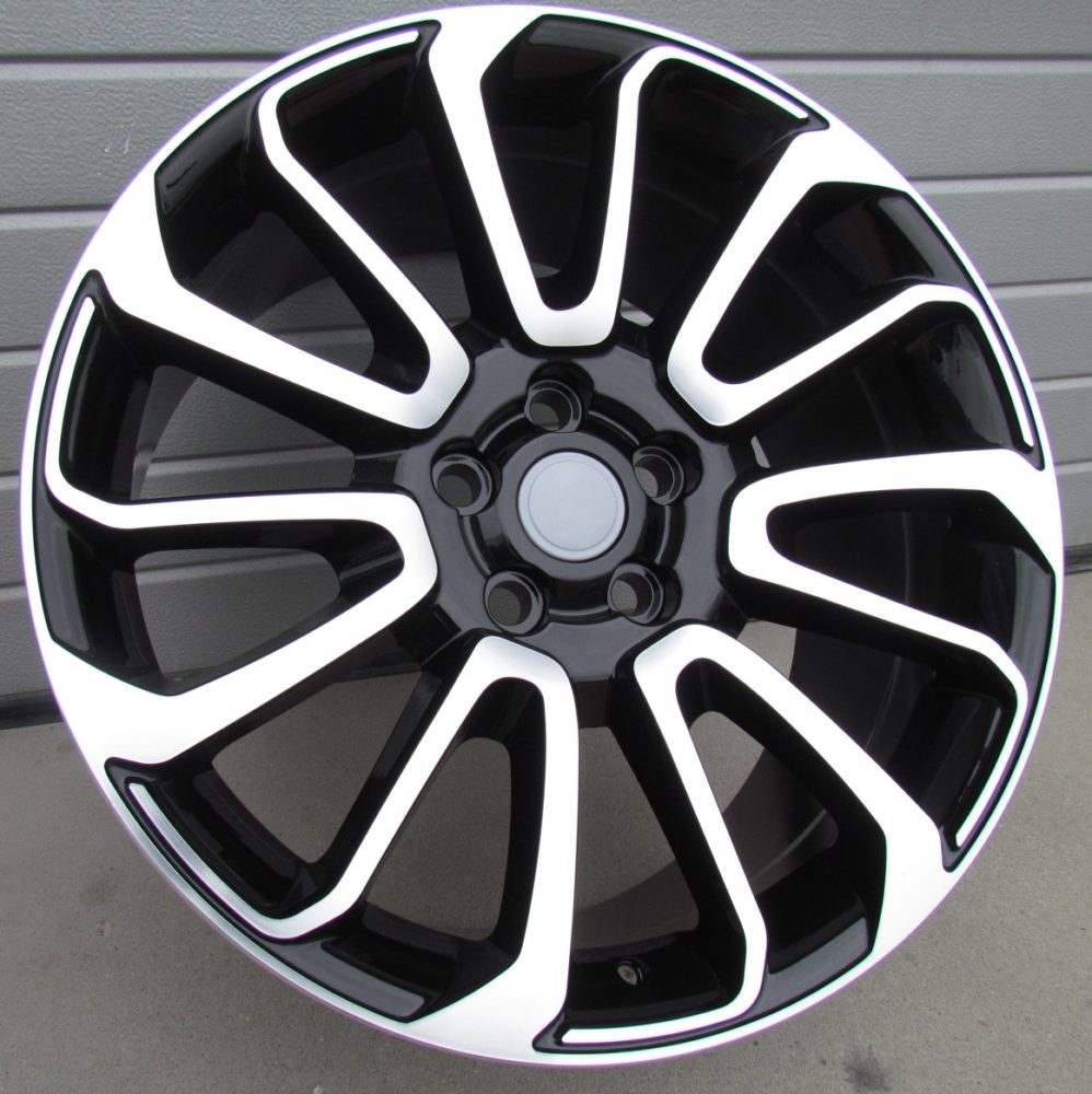 R20x9.5 5X120 ET 49 72.6 BY959 Black Polished+Powder Coating (MBPC) For LAND (P2)
