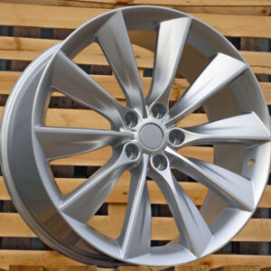 R21x8.5  5X120  ET  40  64.1  B1385  Silver Shining (SS)  For RACIN  (P)  (TESLA Front+Rear)