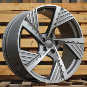 R19x8  5X112  ET  45  66.5  I5639  Grey Polished Half Matt (MGHM)  For AUD  (P2)  ((AKC 110 Eur))