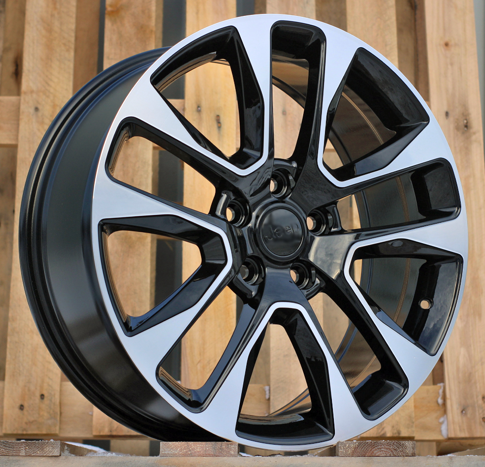 R20x8 5X127 ET 50 71.5 B5536 Black Polished (MB) For JEEP (K4+Z4)