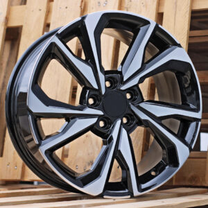 R17x7  5X114.3  ET  45  64.1  A5563  Black Polished (MB)  For HOND  (P)