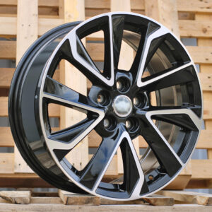 R15x6.5  5X114.3  ET  40  60.1  B5463  Black Polished (MB)  For TOYOT  (L4)