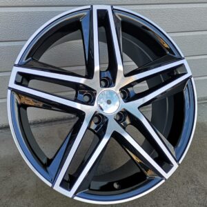 R17x7.5 5X100 ET 45 57.1 B5410 Black Polished+Powder Coating (MBPC) For SEAT (P1)