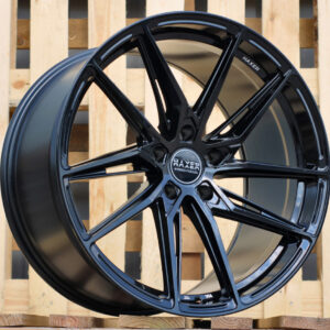 R19x9.5 5X120 ET 40 72.6 HX08F (23140) Black (BL) For HAXER (K7) (HYBRID FORGED)