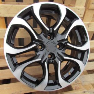 R16x6  4X100  ET  40  54.1  A5376  Black Polished (MB)  For MAZDA  (P)
