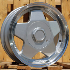 R14x6.5  8X100/114  ET  25  73.1  LU858  Silver+Polished Lip (SP)  For RACIN  (K3)  ((MSLIP)BORBET)