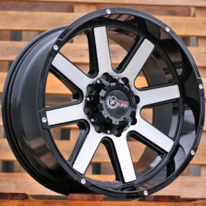 R20x10  8X165.1  ET  M18  125.5  SW409  Black Polished (MB)  For 4X4  (K3)