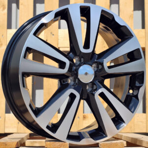 R17x6.5 4X100 ET 43 60.1 L2093 Black Polished (MB) For RACIN (Z6)