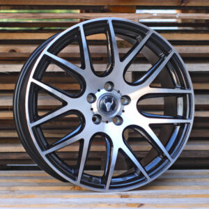 R19x8.5  5X112  ET  35  66.6  F1398  Black Polished (MB)  For RACIN  (Style BBS (AKC 90 Eur))