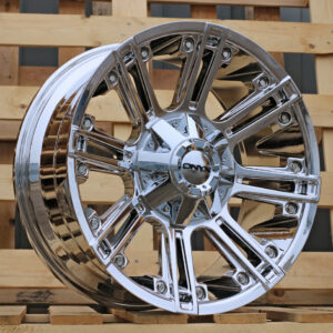 R20x9  8X165.1  ET  10  130.8  B1047  Chrome (CH)  For 4X4  (K3)  (Vacuum Chrom)