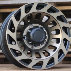 R15x8  5X139.7  ET  0  110.1  L2143  Black Half Matt (BLHM)  For 4X4