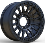 R17x9  5X127  ET  M6  78.1  FBX462  Black Half Matt (BLHM)  For 4X4