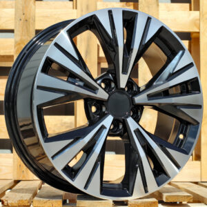R18x7.5  5X114.3  ET  40  66.1  B1699  Black Polished (MB)  For NISS  (Z1)