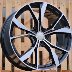 R20x8  5X112  ET  41  57.1  B5808  (IN5595)  Black Polished (MB)  For VW  (K8)