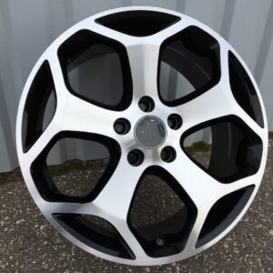 R17x7.5 5X108 ET 50 63.4 QC507 Black Polished+Powder Coating (MBPC) For FORD (R)