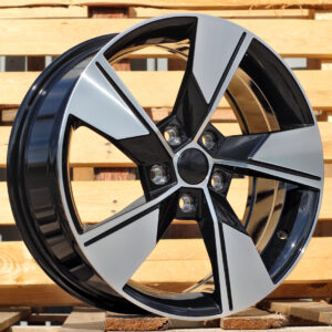 R17x7  5X112  ET  46  57.1  I5626  Black Polished (MB)  For SKODA  (P2)