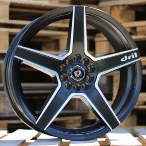 R18x8 10X105/114 ET 35 67.1 A5274 Black Polished Half Matt (MBHM) For RACIN (K7) ()